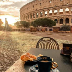 Cafes with Colosseum view in Rome